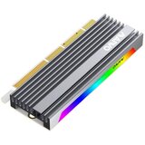 Maiwo Adapter M.2 NVMe na PCI-Express RGB Alu heatsink, KT058