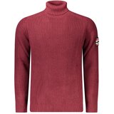 Norway 1963 muški pulover s dolčevita ovratnikom tamnocrveni | shoptok.hr
