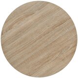  Okrugli stol za bistro od MDF-a i čelika 60 x 75 cm boja hrasta | shoptok.hr