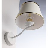 Jupiter 2086 - zidna lampa samba 1xE27/15W/230V bela/zlatna | Eponuda.com