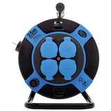 REV 0010105812 kabelski boben 25.00 m črna varnostni moški konektor, (20422047) | Shoptok.si