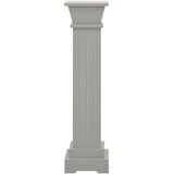  Klasično stojalo za rastlino sivo 17x17x66 cm MDF | Shoptok.si