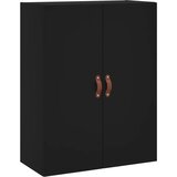  Visoka komoda crni 69,5x34x180 cm konstruirano drvo | shoptok.hr