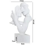  Stona dekoracija 29x9x17 cm, izrađena od smole, bela | Eponuda.com