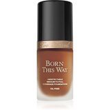 Too Faced Born This Way Flawless Coverage Natural Finish Foundation prekrivni tekoči puder za naraven videz odtenek Spiced Rum 30 ml Cene