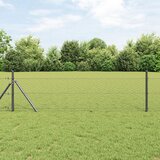 vidaXL Heksagonalna Ograda Siva 0,6x25 m Čelik | shoptok.hr