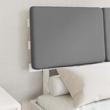  Krevetni okvir s tapiciranim uzglavljem Svijetlo siva Svjetlosiva 211 x 123 x 93 cm | shoptok.hr
