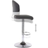  Barski stolček sivo umetno usnje, (20700209) | Shoptok.si