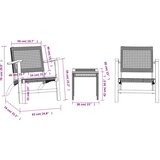  3-dijelni bistro set od poliratana i masivnog drva bagrema bež | shoptok.hr