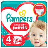 Pampers Active Baby pants Jumbo, veličina 4, 9-15kg, 54kom Cene