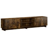  TV stalak 180 x 34 5 x 40 cm Dimljeni hrast Konstruirano drvo - Dimljeni hrast 179.5 x 34.5 x 40 cm | shoptok.hr