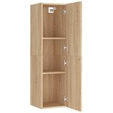 TV ormarić boja hrasta sonome 30,5x30x110 cm konstruirano drvo | shoptok.hr