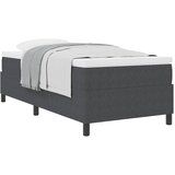  s opruga kutije Tamno siva i bijela 80 x 200 cm | shoptok.hr