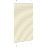vidaXL Plisirana roleta krem 80x100 cm širina tkanine 79,4 cm | shoptok.hr