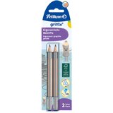 Olovka GRAFITNA HB GRIFFIX PK2 PELIKAN 817011 SIVA BLISTER | shoptok.hr