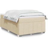  Krevet s oprugama i madracem krem 120 x 200 cm od tkanine | shoptok.hr