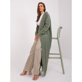 Wool Fashion Italia Cardigan-AT-SW-2395.30-khaki | Shoptok.si