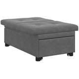  Krevet-sofa na razvlačenje Tamno siva 194 x 67 x 82 cm | Eponuda.com
