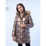 Sinsay Prošiveni kaput s krznenom kapuljačom | shoptok.hr