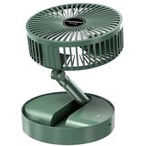 Johnson Punjivi stoni ventilator TORTUGA 5W/3,7V 1200 mAh prečnik 16,5 cm zeleni | Eponuda.com