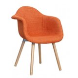  trpezarijska stolica sem štof - narandžasta 635521 Cene