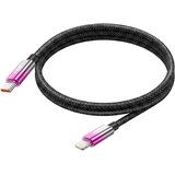 LINQ Lightning v USB-C Kabel za Hitro Polnjenje 35W z LED Zaslonom 1.2m, Vijolična, (5000276572) | Shoptok.si