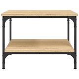  Stolić za kavu boja hrasta 55x55x40 cm konstruirano drvo Smeđa 55 x 55 x 40 cm | Shoptok.si