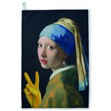 That Company Called IF Dry Humour - Dekorativna krpa - Dry Humour, Tea Towels, Girl with a Yellow Glove | Eponuda.com