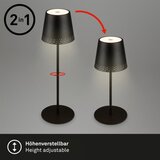 BRILO KIKI LED punjiva stona lampa sa dodirom LED/2,6W/5V IP44 2600 mAh crna | Eponuda.com