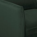 Ropez Tamno zelena baršunasti sofa 138 cm Juli – | shoptok.hr