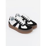 Shelvt Black and white platform sneakers | Shoptok.si