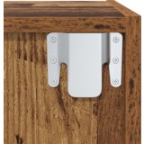 vidaXL TV Kabinet za Zid s policom 4 pcs Staro drvo 37 x 37 x 107.5 cm | shoptok.hr