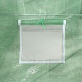  Staklenik s čeličnim okvirom zeleni 60 m² 12 x 5 x 2,3 m | shoptok.hr