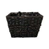  Pletena mala košara za bicikl crna/tamnosmeđa | shoptok.hr