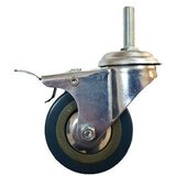 Poljobit Točak PVC okretan sa kočnicom na šrafu, 50 mm | Eponuda.com