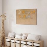  Slika - Sweet Dreams - Pastel Inscription Surrounded by the Moon and Stars 90x60 Na talijanskom platnu | shoptok.hr