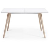 Kave Home Raztegljiva jedilna miza z dodatno ploščo 90x140 cm Eunice – | Shoptok.si