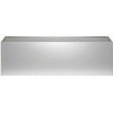  Vrtna saksija Srebrna 100 x 30 x 30 cm Pocinčani čelik | shoptok.hr