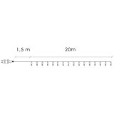  Cl0336 božićna lampica 300 led | shoptok.hr