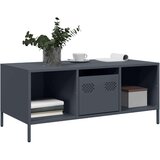 vidaXL Stolić za kavu antracit 101,5x50x43,5 cm hladno valjanog čelika | shoptok.hr