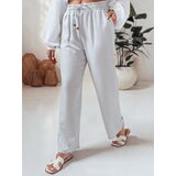 DStreet Spodnie damskie materiałowe wide leg LINESSA białe | Shoptok.si