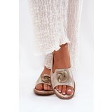 S. BARSKI Glistening women's sandals with decoration S.Barski | Shoptok.si