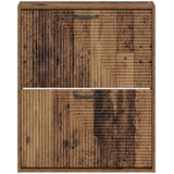  Ormar za cipele na zidu HAARLEM 71 x 17 x 86 cm Staro drvo | shoptok.hr