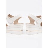 GOODIN White comfortable wedge sandals | Shoptok.si