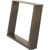  Noge za klub stolić U-oblik 2 kom Prirodni čelik 60 x (42-43) cm Čelik - Prirodna 60 x (42-43) cm 1 | shoptok.hr