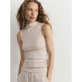 Reserved Bluza s visokim udjelom modalnih vlakana - bež | shoptok.hr