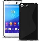  Gumijasti / gel etui S-Line za Sony Xperia M5 - črni Cene