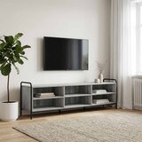  TV ormar 140 x 39,5 x 50 cm Siva Sonoma Konstruirano drvo | shoptok.hr
