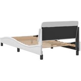  Okvir za krevet Dover crni 100 x 190 cm umjetna koža | shoptok.hr