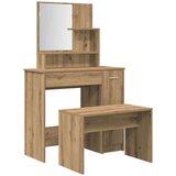 vidaXL Set toaletnog stolića Artisan hrast konstruirano drvo | shoptok.hr
